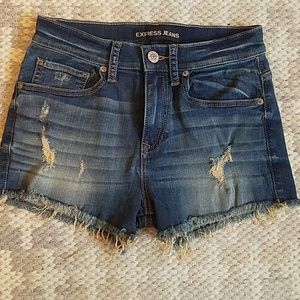 Denim shorts
